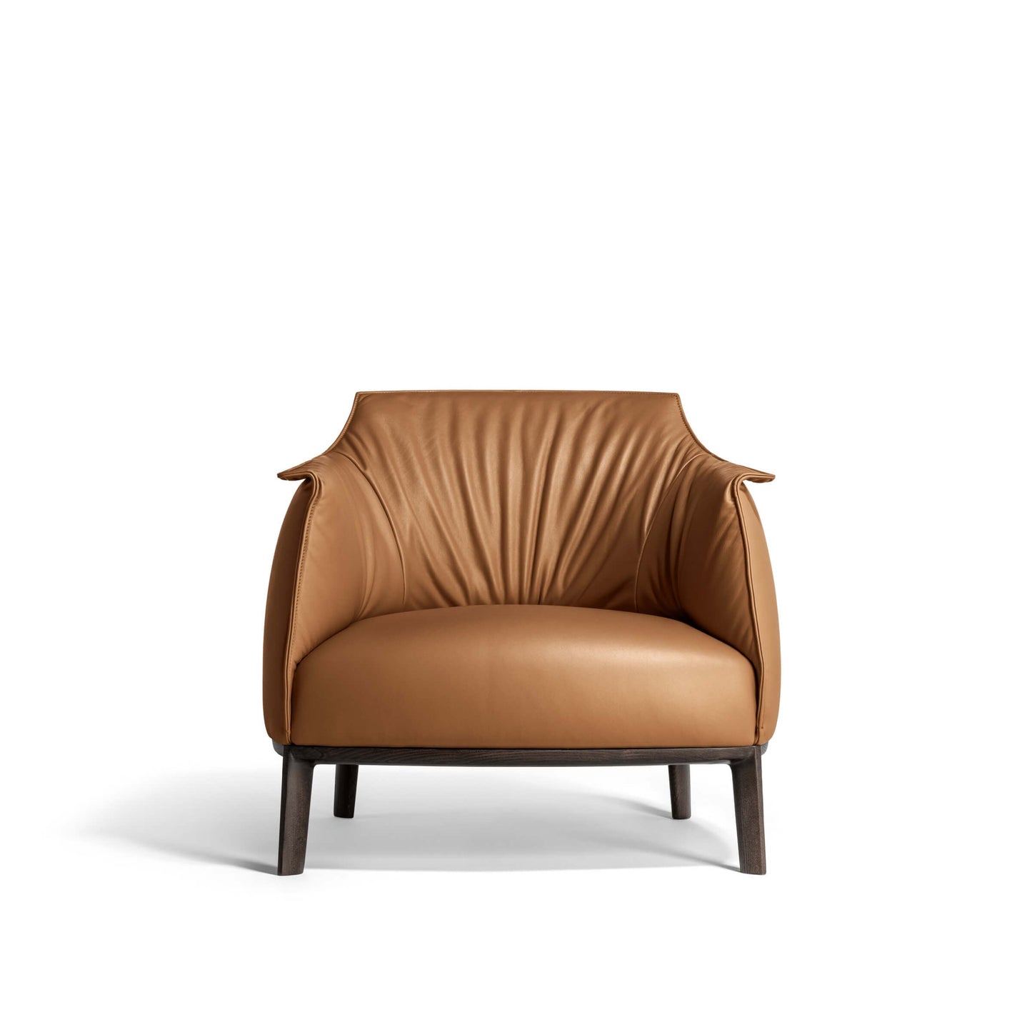 Luxury ARCHIBALD Leather Armchair Modern Italian Style for Villa