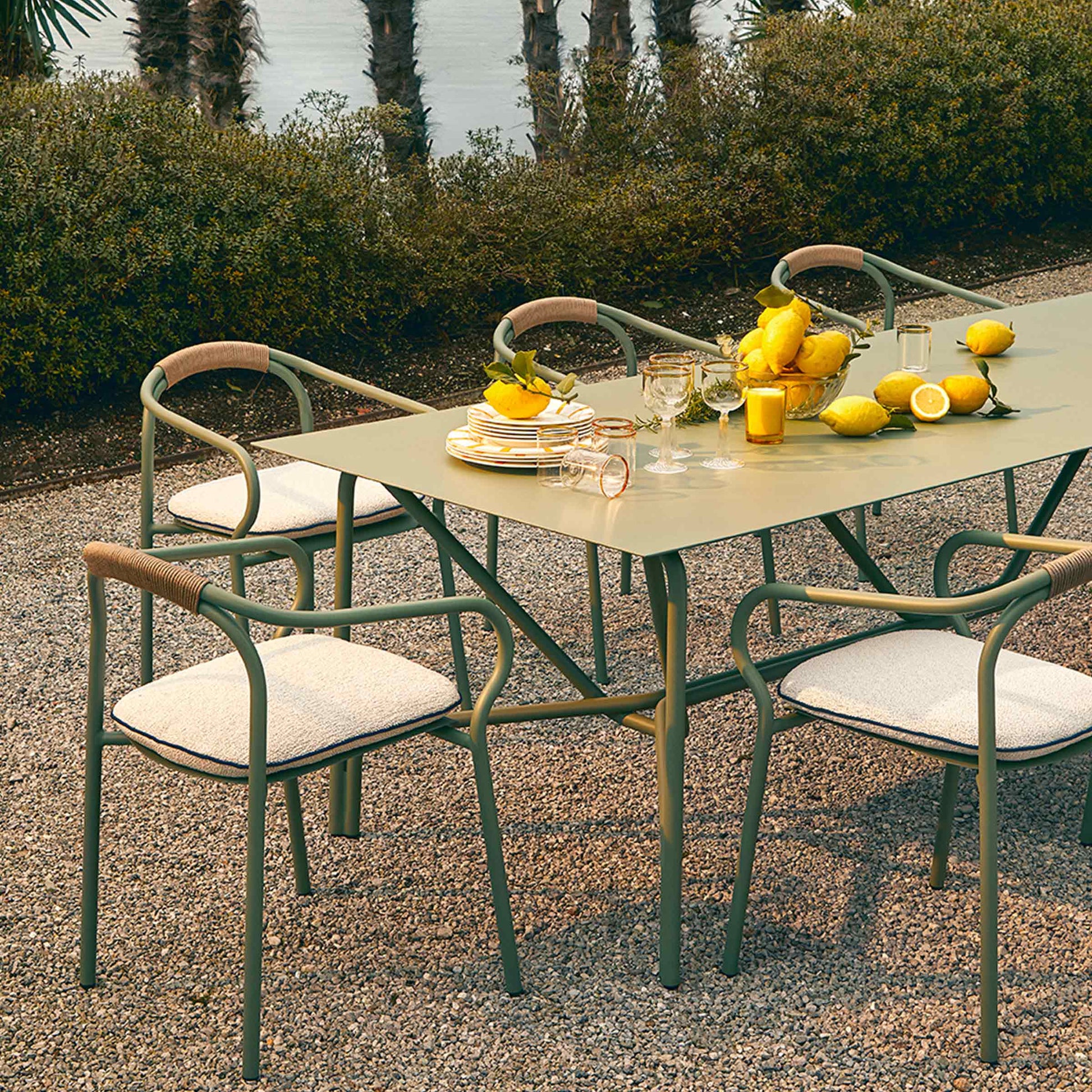 Italian Designer Outdoor Aluminium Table – Matteo Thun & Benedetto Fasciana