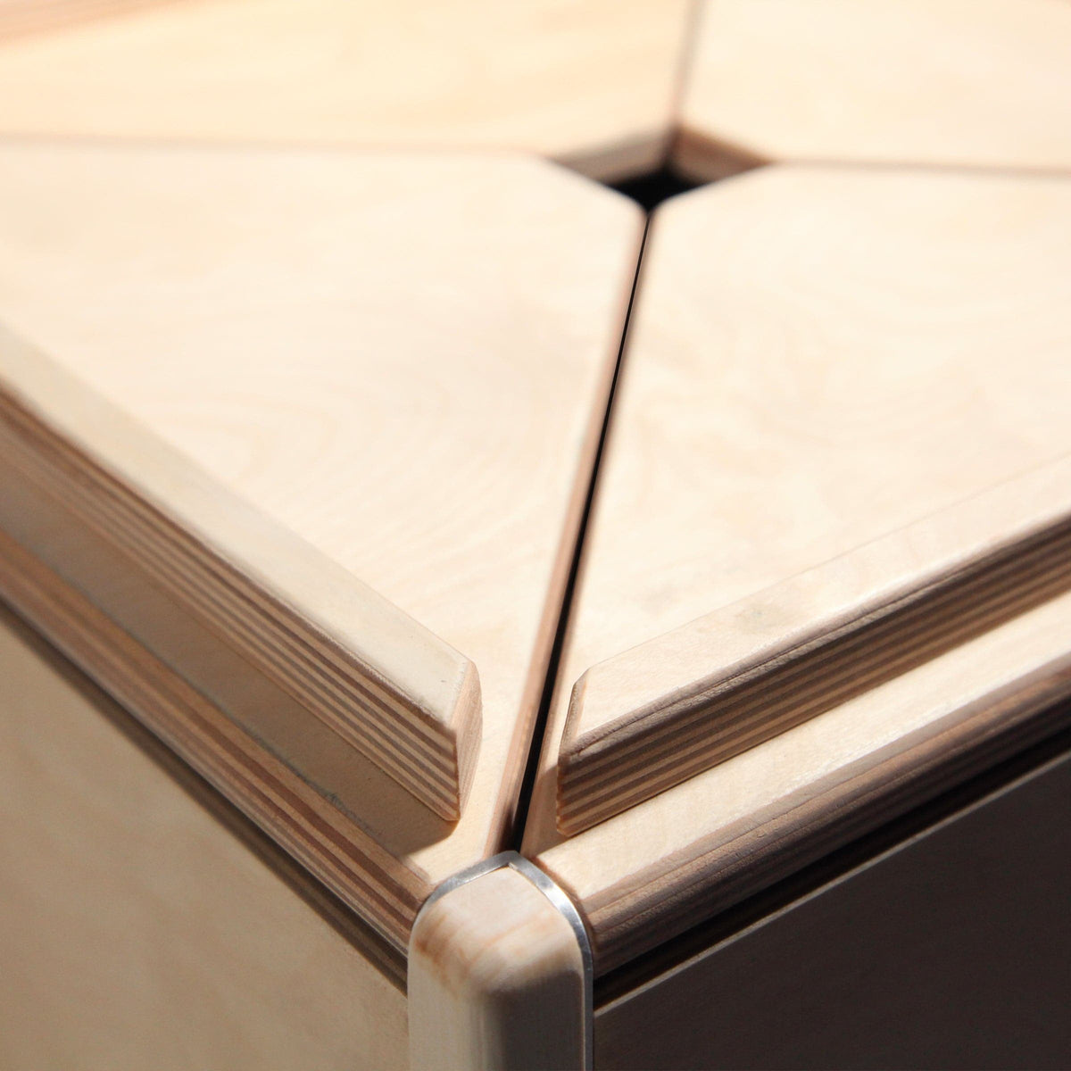 Luxury PETALO MAXI Wood Coffee Table Modern Italian Style for Villa