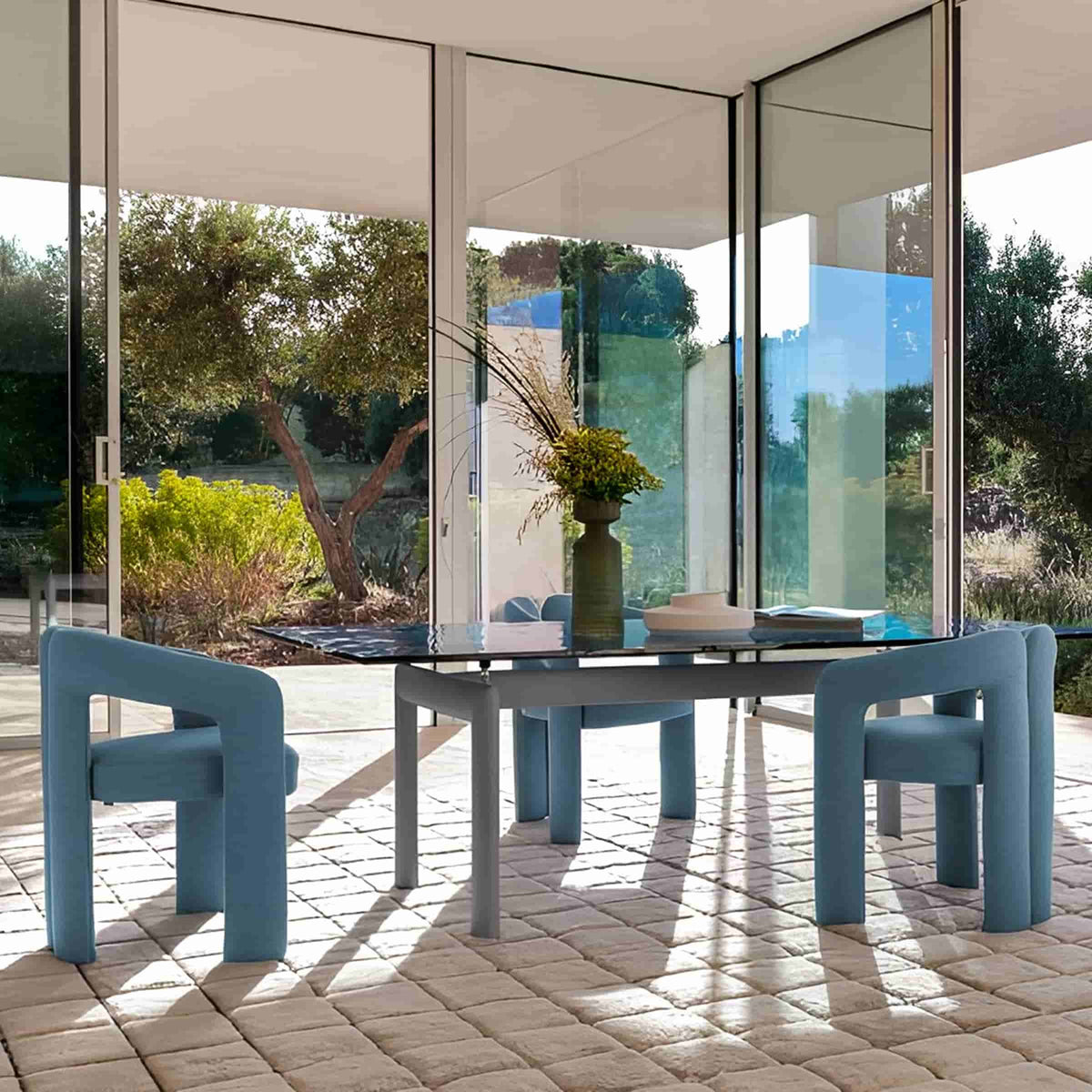 Luxury DUDET Small Armchair Modern Italian Style for Villa
