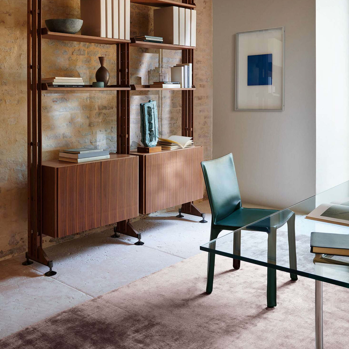 Luxury CAB 412 Leather Dining Chair Modern Italian Style for Villa