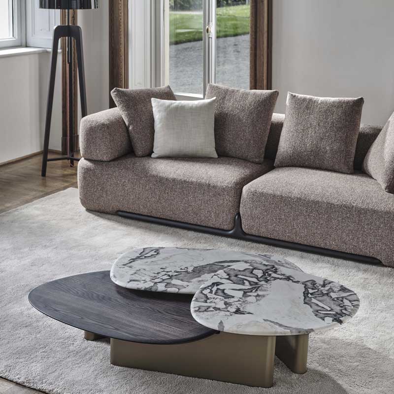 Luxury Callisto Mix Coffee Table Modern Italian Style for Villa