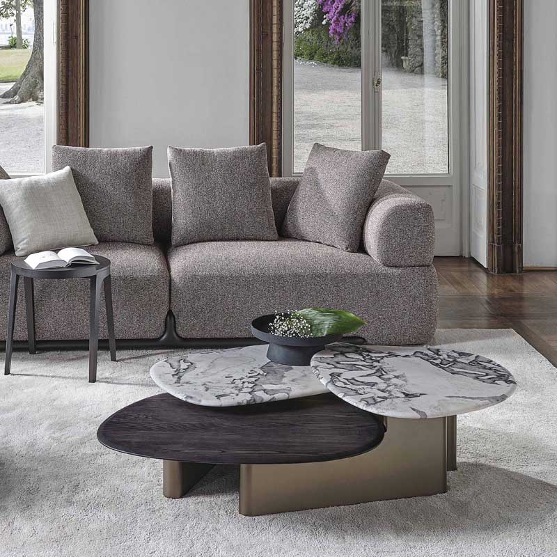 Luxury Callisto Mix Coffee Table Modern Italian Style for Villa