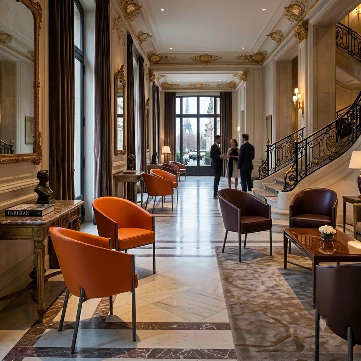 Costes Armchair – Italian Leather Statement Piece by Philippe Starck