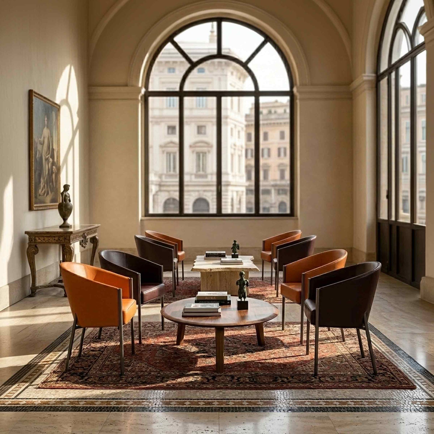 Costes Armchair – Italian Leather Statement Piece by Philippe Starck