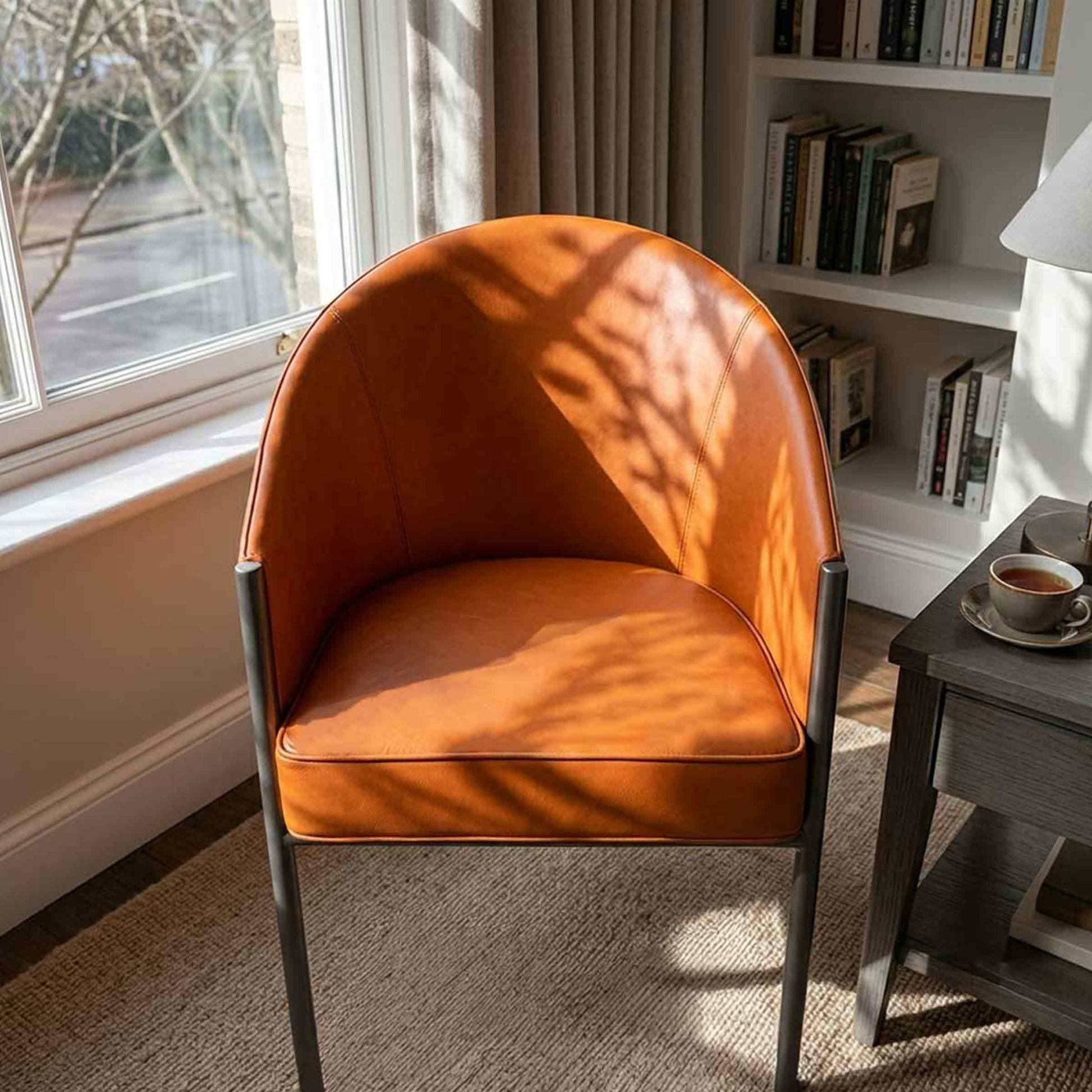 Costes Armchair – Italian Leather Statement Piece by Philippe Starck