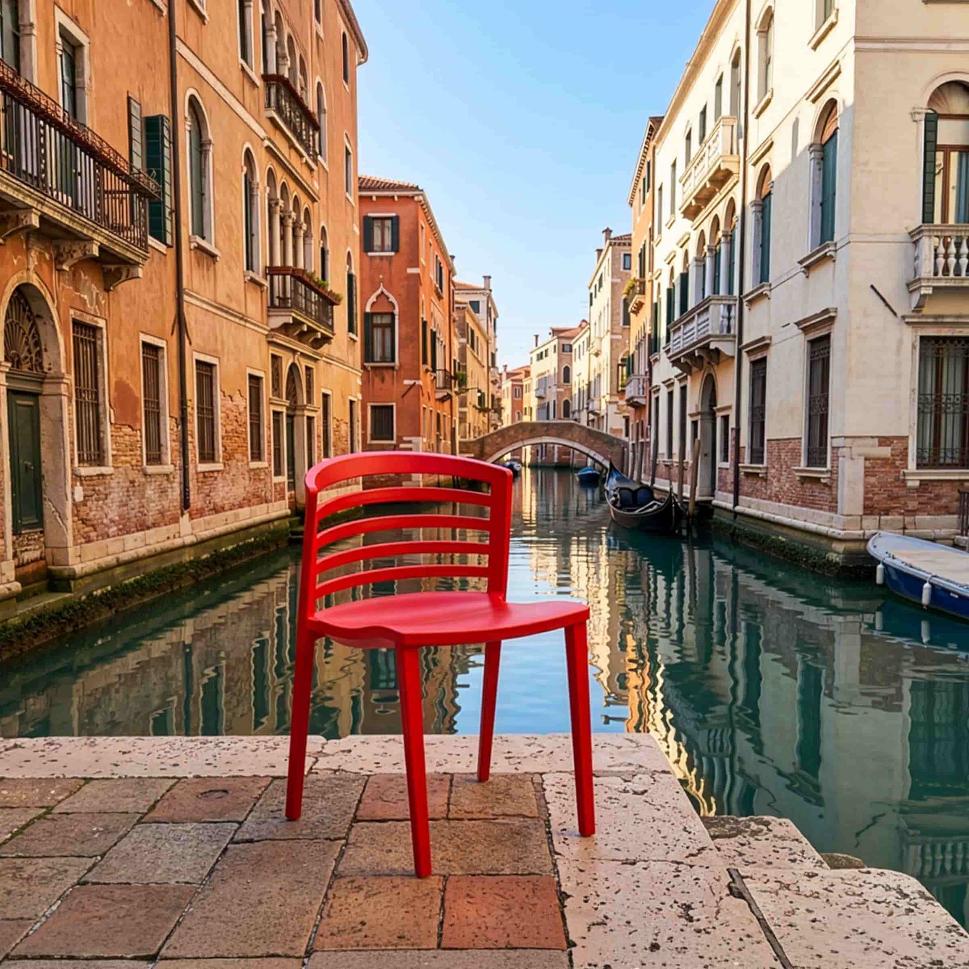Venezia Stackable Dining Chair – Polypropylene by Favaretto & Partners for BBB Italia