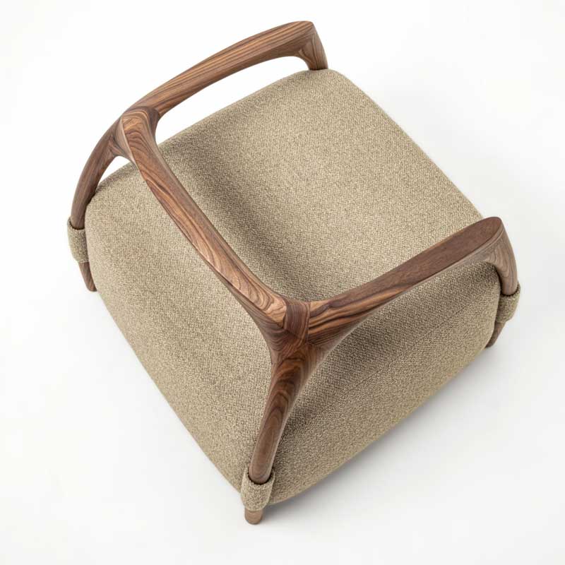 Luxury Chassis Lounge Armchair Modern Italian Style for Villa