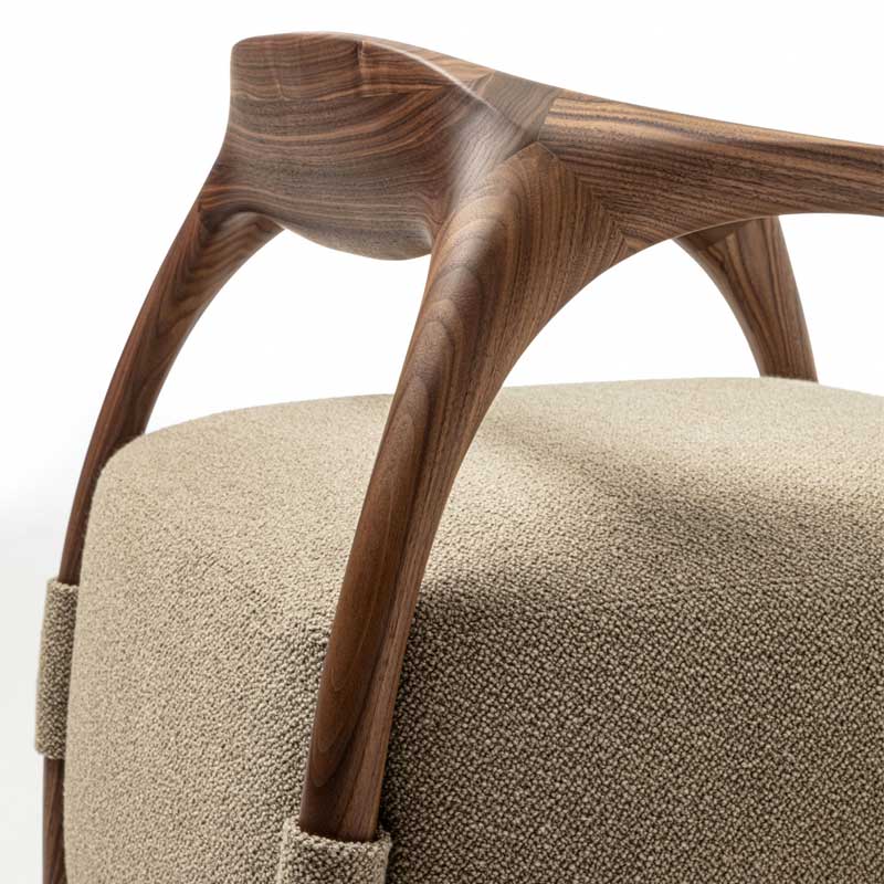 Luxury Chassis Lounge Armchair Modern Italian Style for Villa