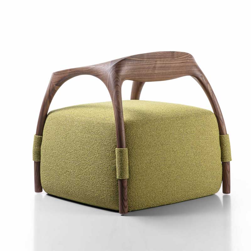 Luxury Chassis Lounge Armchair Modern Italian Style for Villa