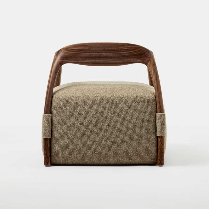 Luxury Chassis Lounge Armchair Modern Italian Style for Villa