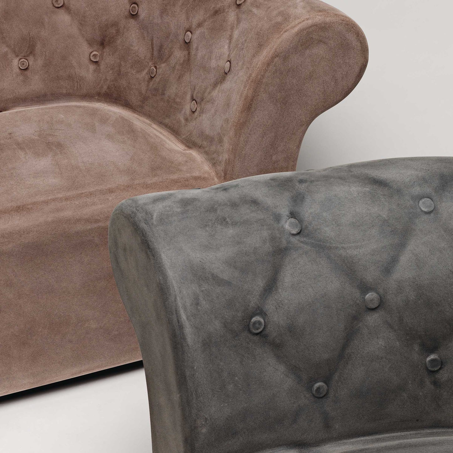 Three Seater Sofa Sirchester – Moleskin LLDPE by Serralunga – Contemporary Outdoor Piece