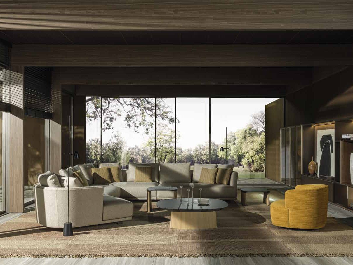 Luxury Cleo Modular Sofa Modern Italian Style for Villa