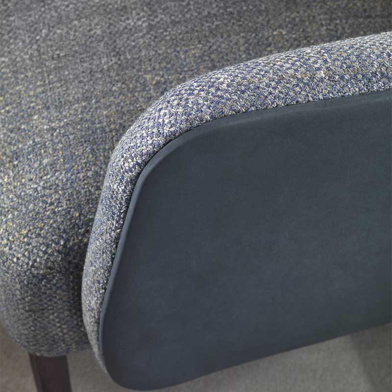 Luxury Clipper Low Lounge Armchair Modern Italian Style for Villa