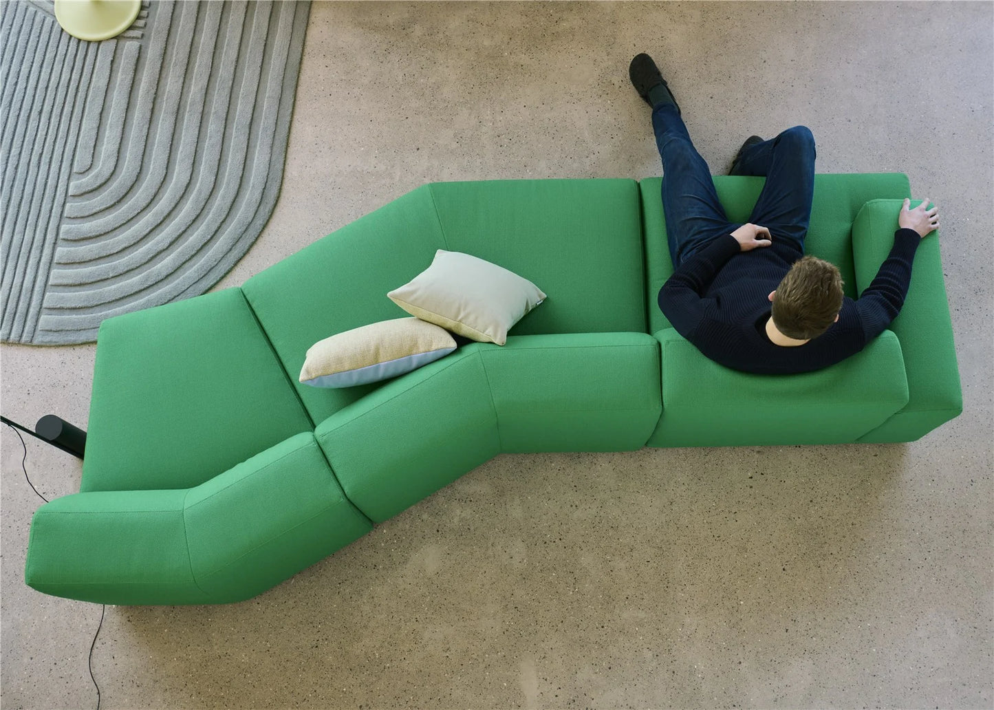 Luxury Connect Soft Modular Sofa Modern Italian Style for Villa