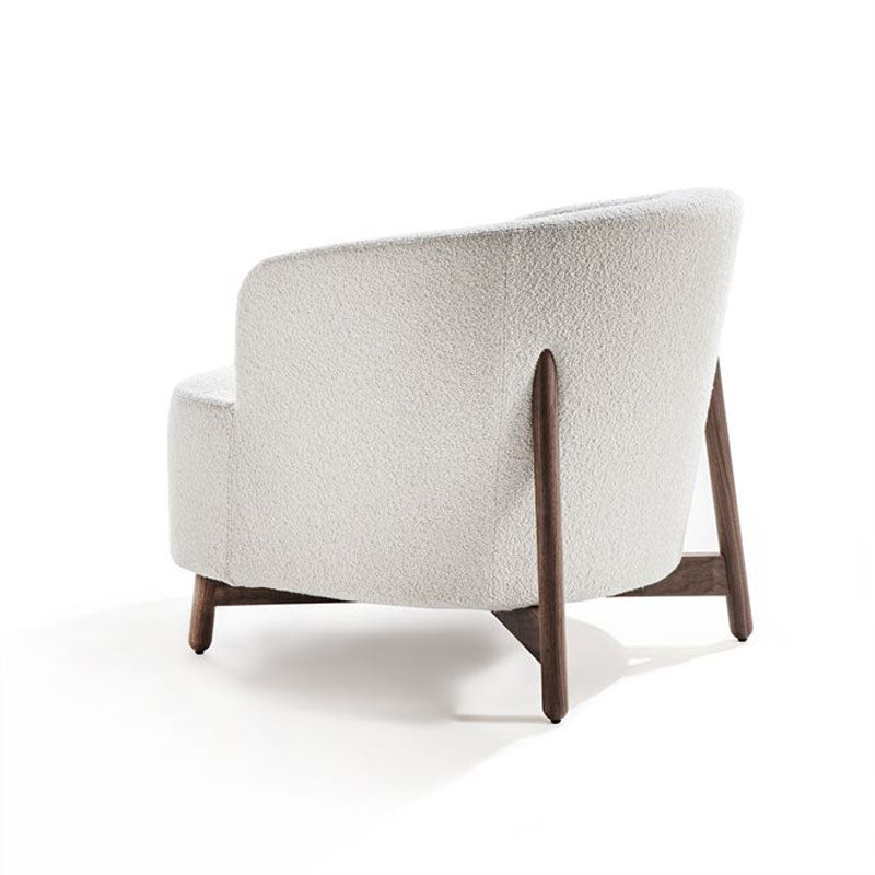 Luxury Copine Wood Armchair Modern Italian Style for Villa