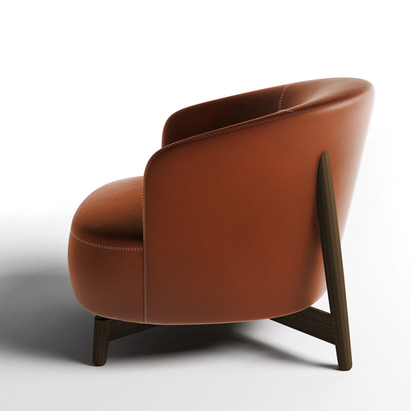 Luxury Copine Wood Armchair Modern Italian Style for Villa