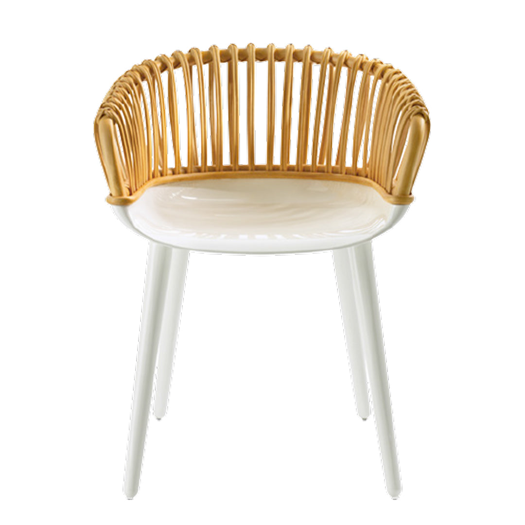 Armrest Chair Cyborg Club – Wicker/Polycarbonate Marcel Wanders for Magis Design