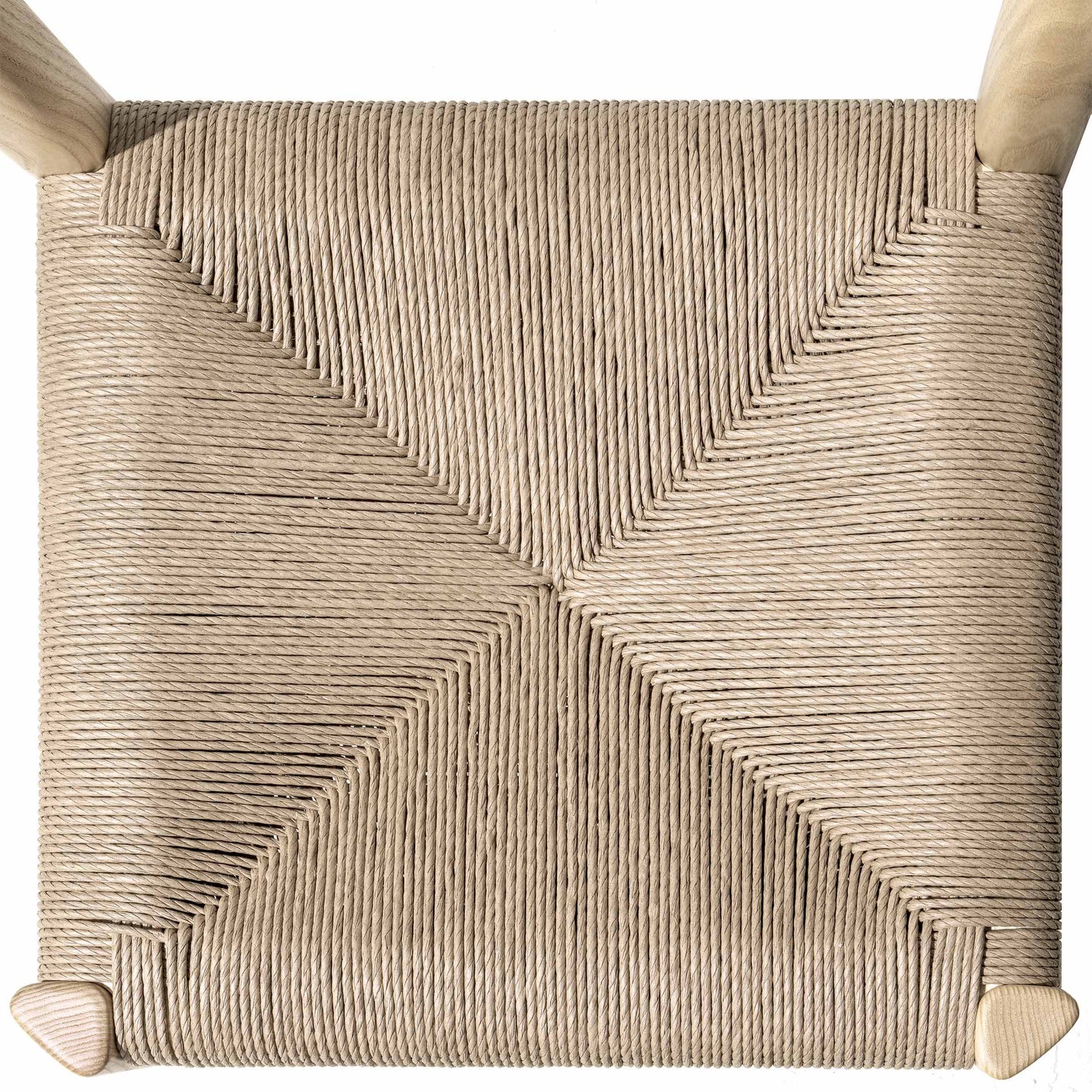 Buri Dining Chair – Paper Cord Seat Ash Wood by InternoItaliano – Minimalist