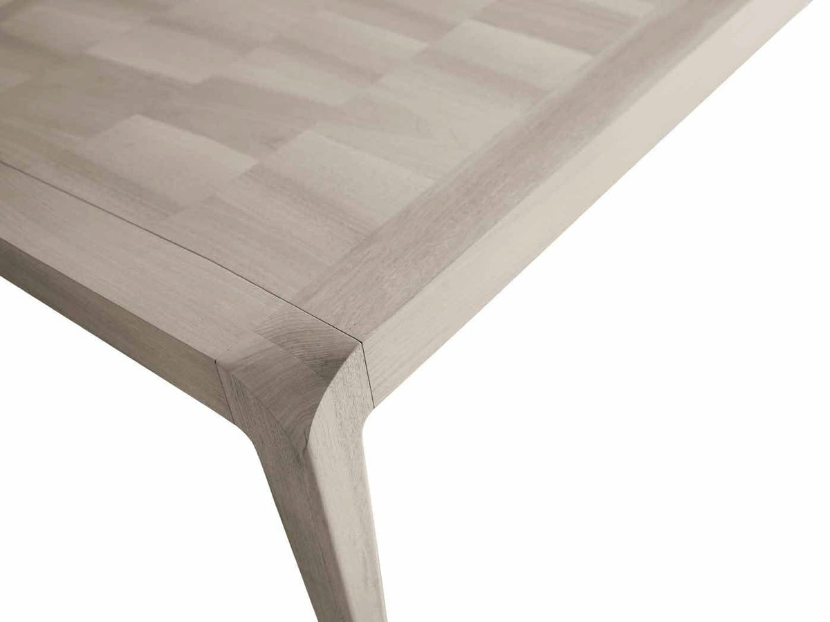 Luxury SENTIERO Walnut Dining Table Modern Italian Style for Villa