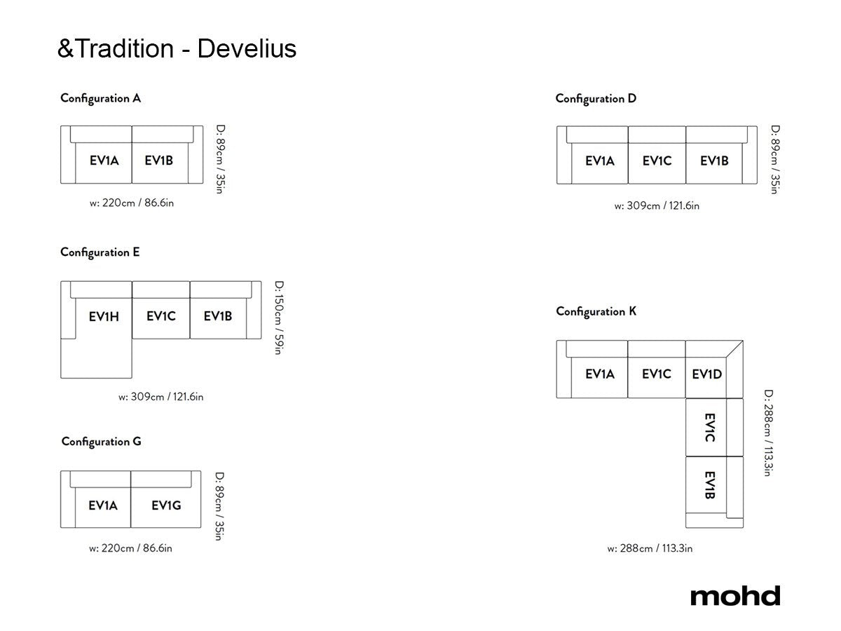 Luxury Develius Modular Sofa Modern Italian Style for Villa