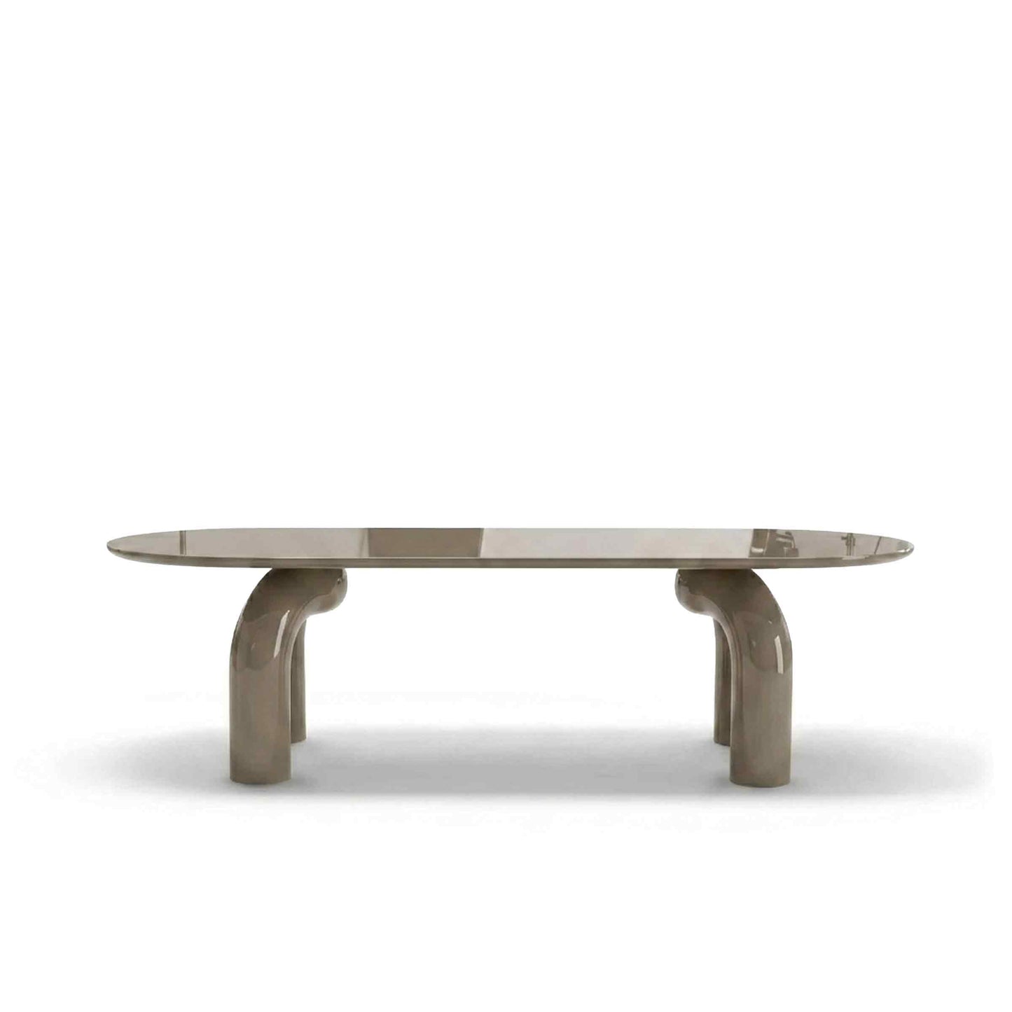 Sculptural Oval Dining Table – Premium Wood Statement Piece