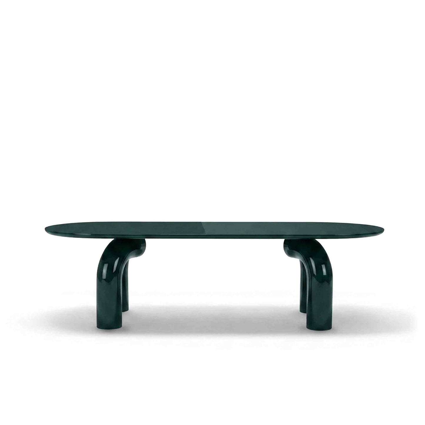 Sculptural Oval Dining Table – Premium Wood Statement Piece