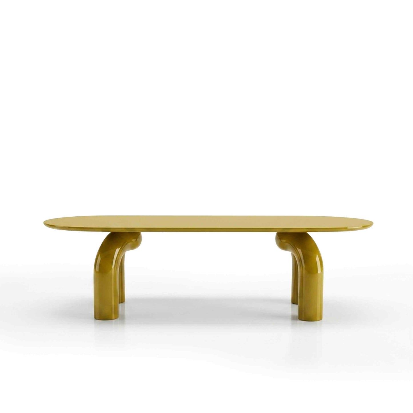 Sculptural Oval Dining Table – Premium Wood Statement Piece