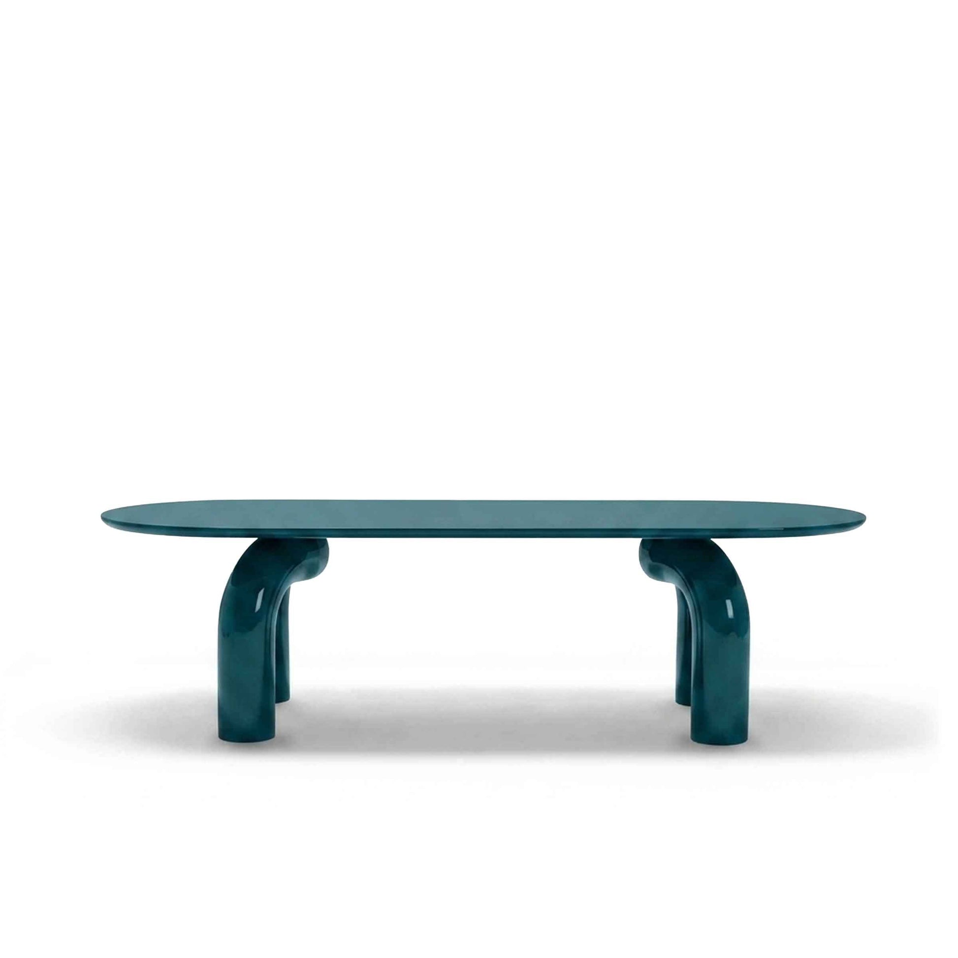 Sculptural Oval Dining Table – Premium Wood Statement Piece