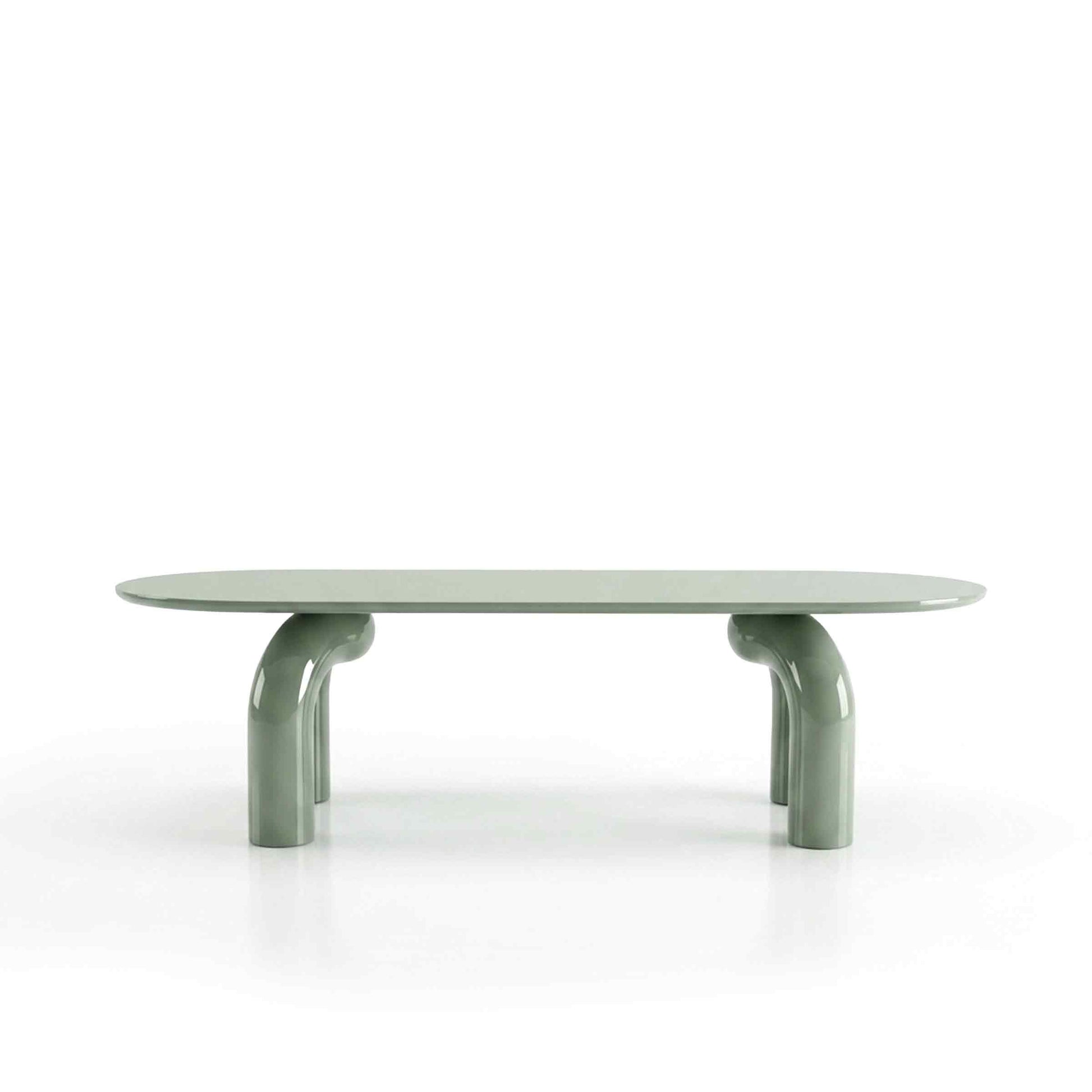 Sculptural Oval Dining Table – Premium Wood Statement Piece
