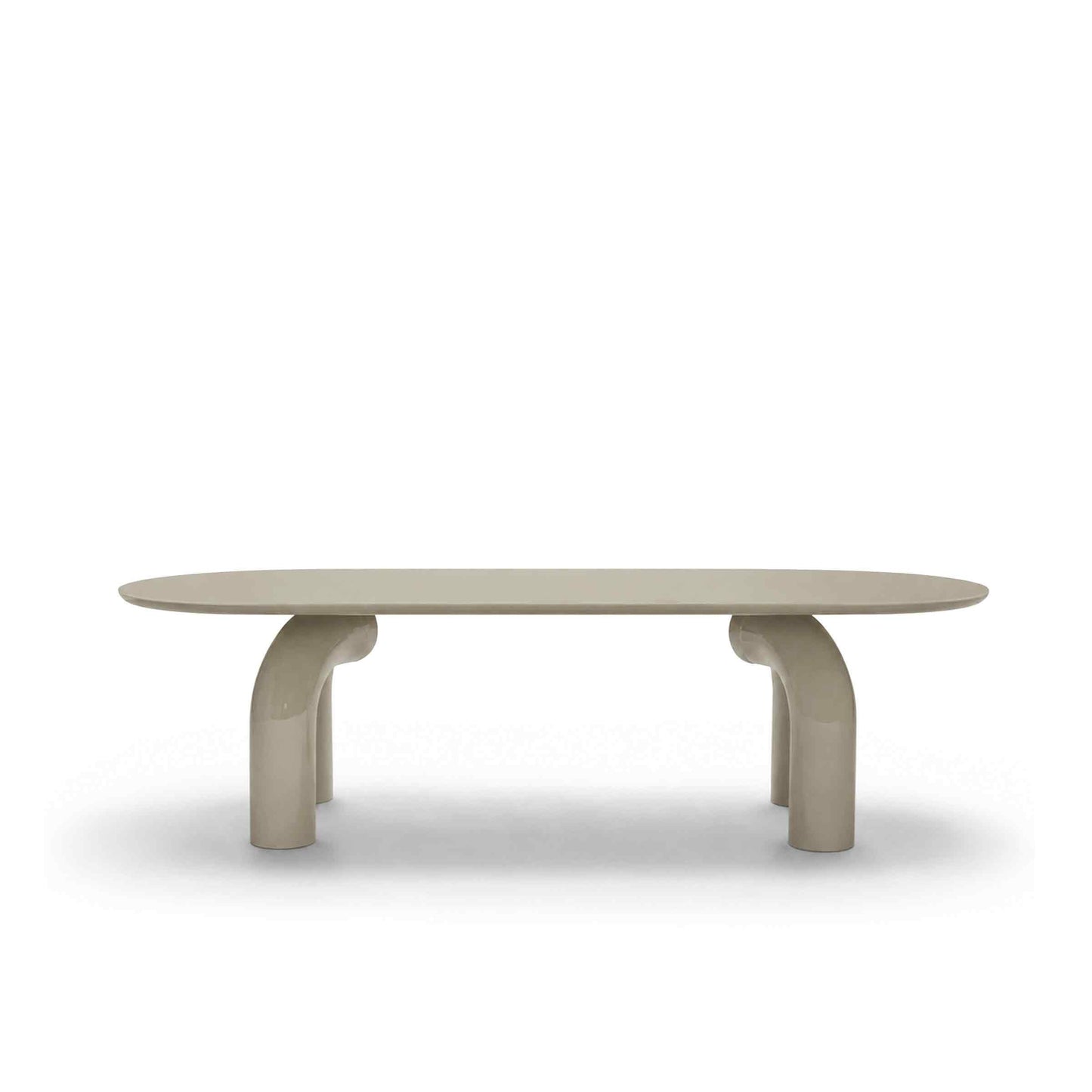 Sculptural Oval Dining Table – Premium Wood Statement Piece