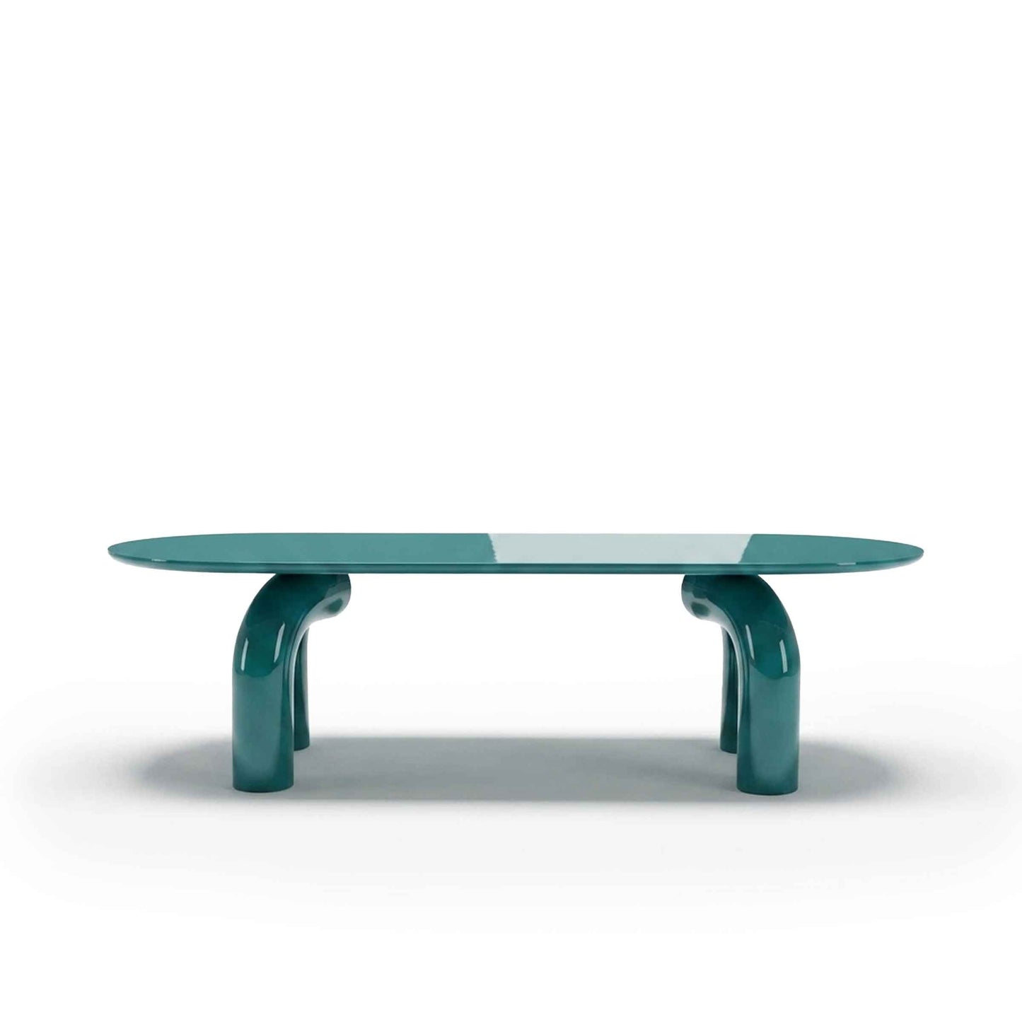 Sculptural Oval Dining Table – Premium Wood Statement Piece