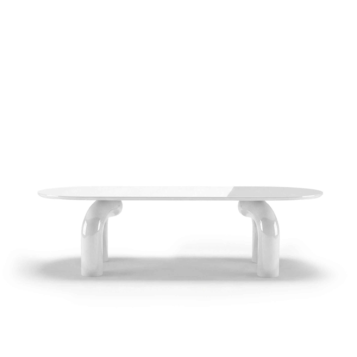 Sculptural Oval Dining Table – Premium Wood Statement Piece