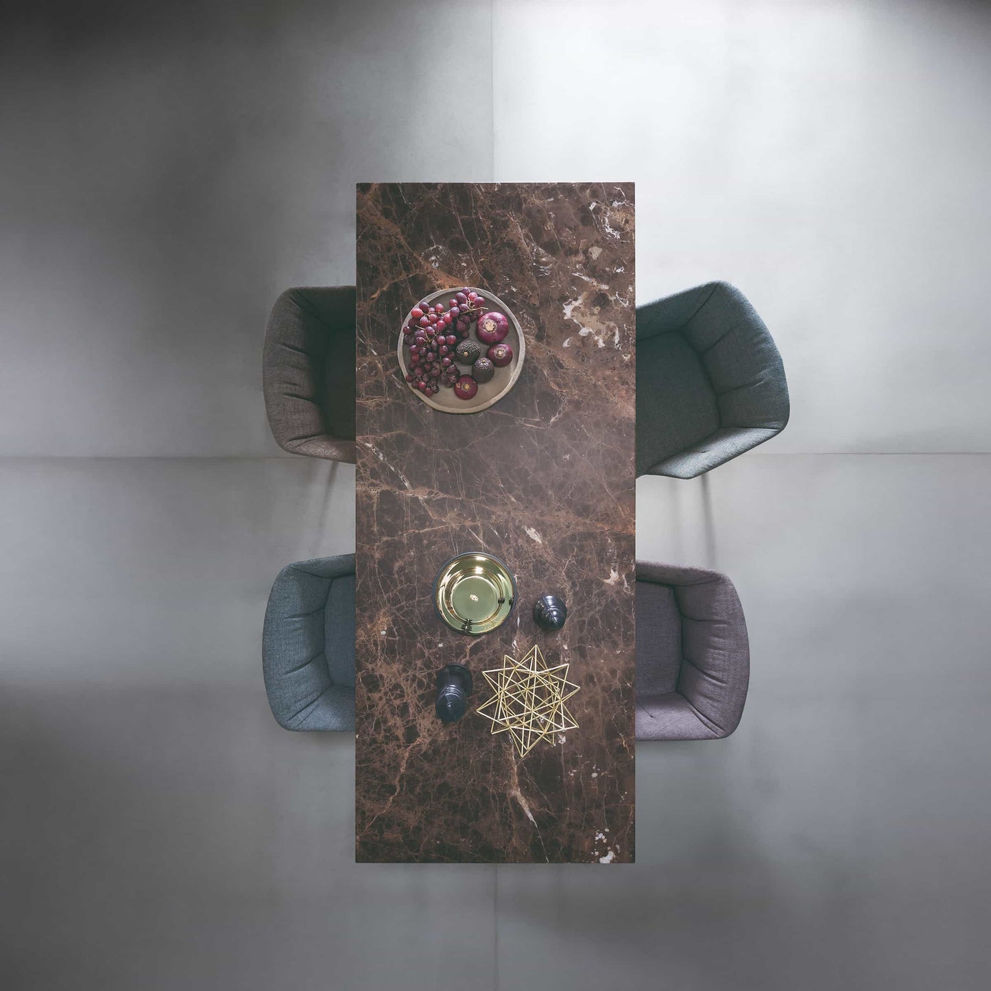 Reale Dining Table – Glass and Oak Statement Piece