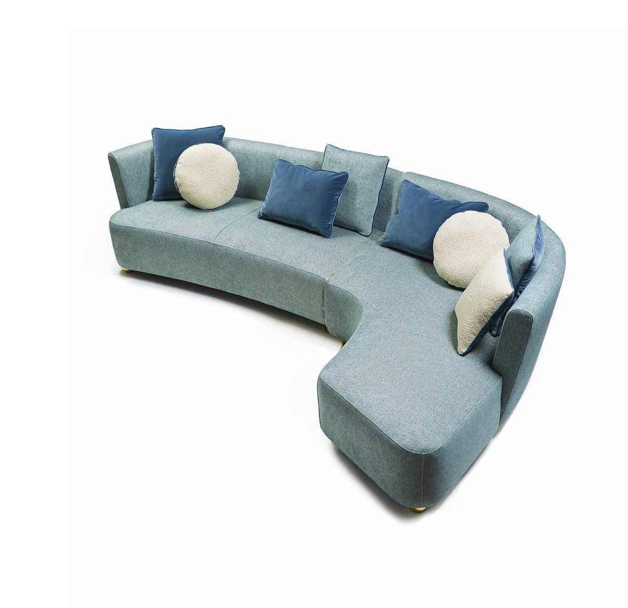 Luxury BAIA Four-Seater Sectional Sofa Modern Italian Style for Villa