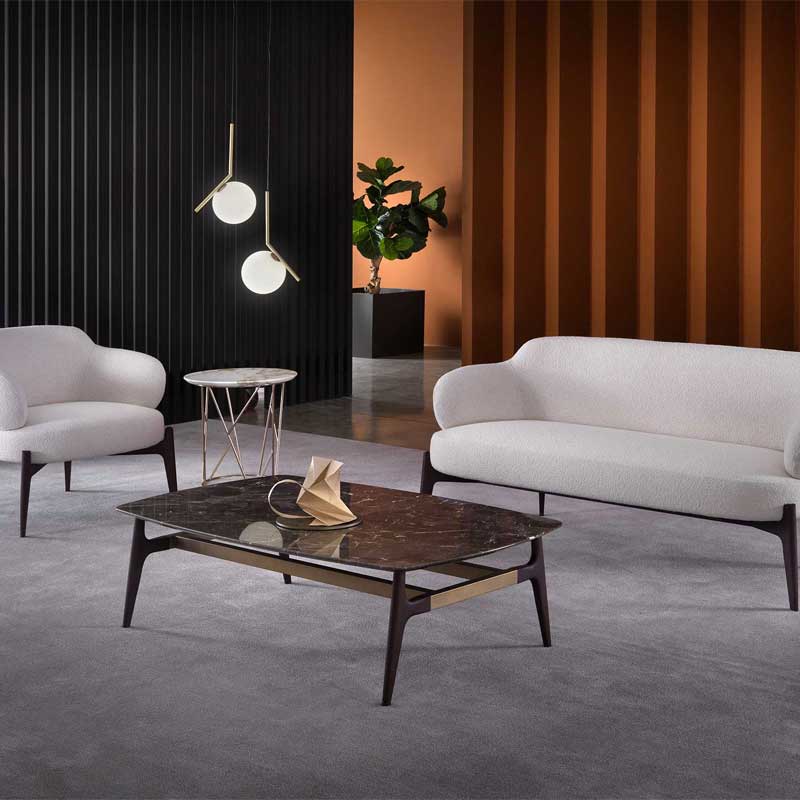 Luxury Dune Coffee Table Modern Italian Style for Villa