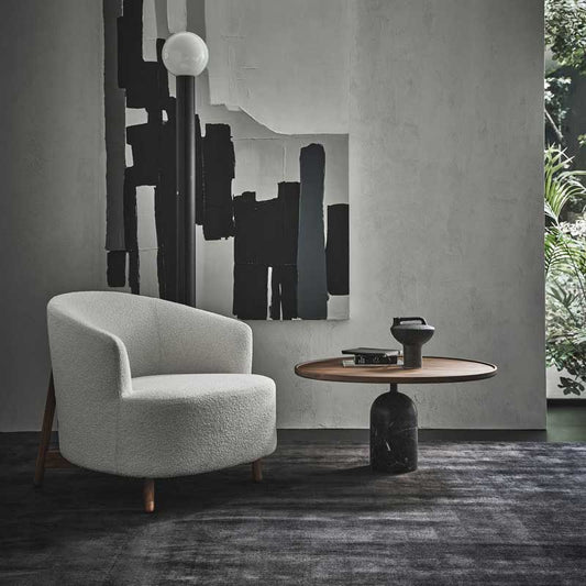 Luxury Ekero EX Round Coffee Table Modern Italian Style for Villa