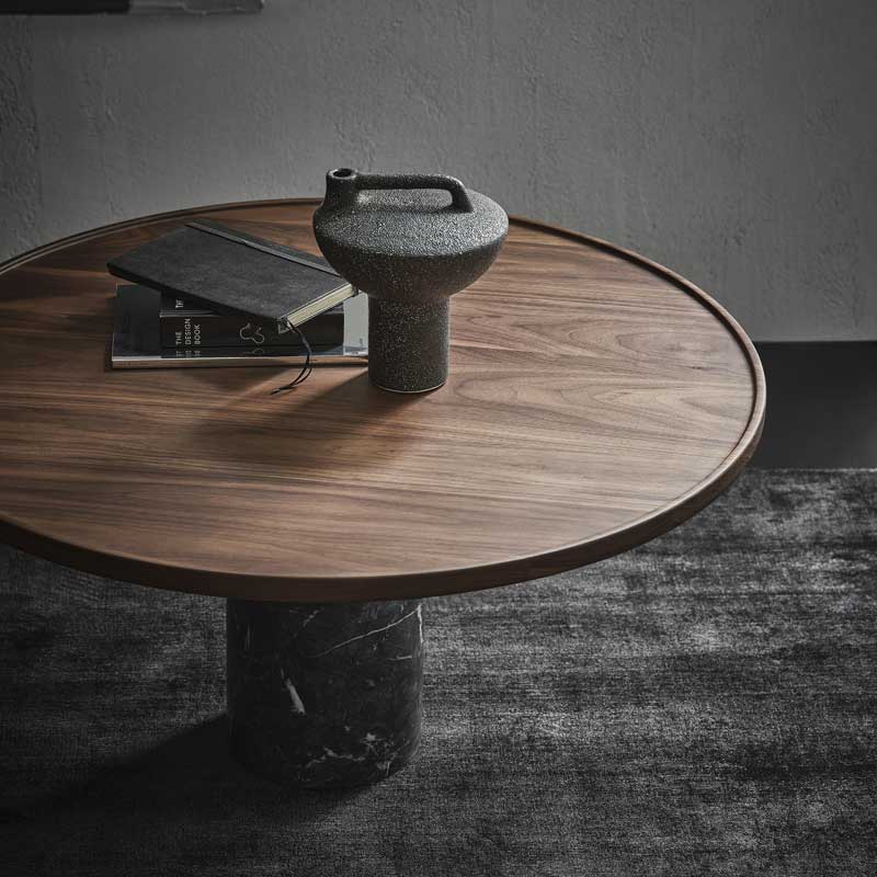 Luxury Ekero EX Round Coffee Table Modern Italian Style for Villa