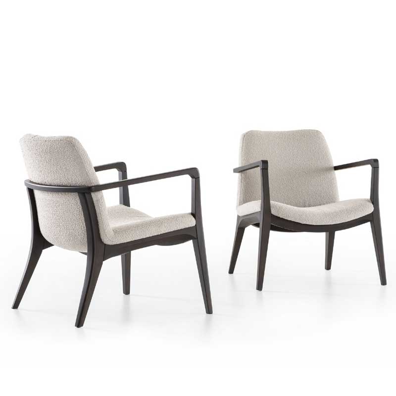 Luxury Ellen Lounge Armchair Modern Italian Style for Villa