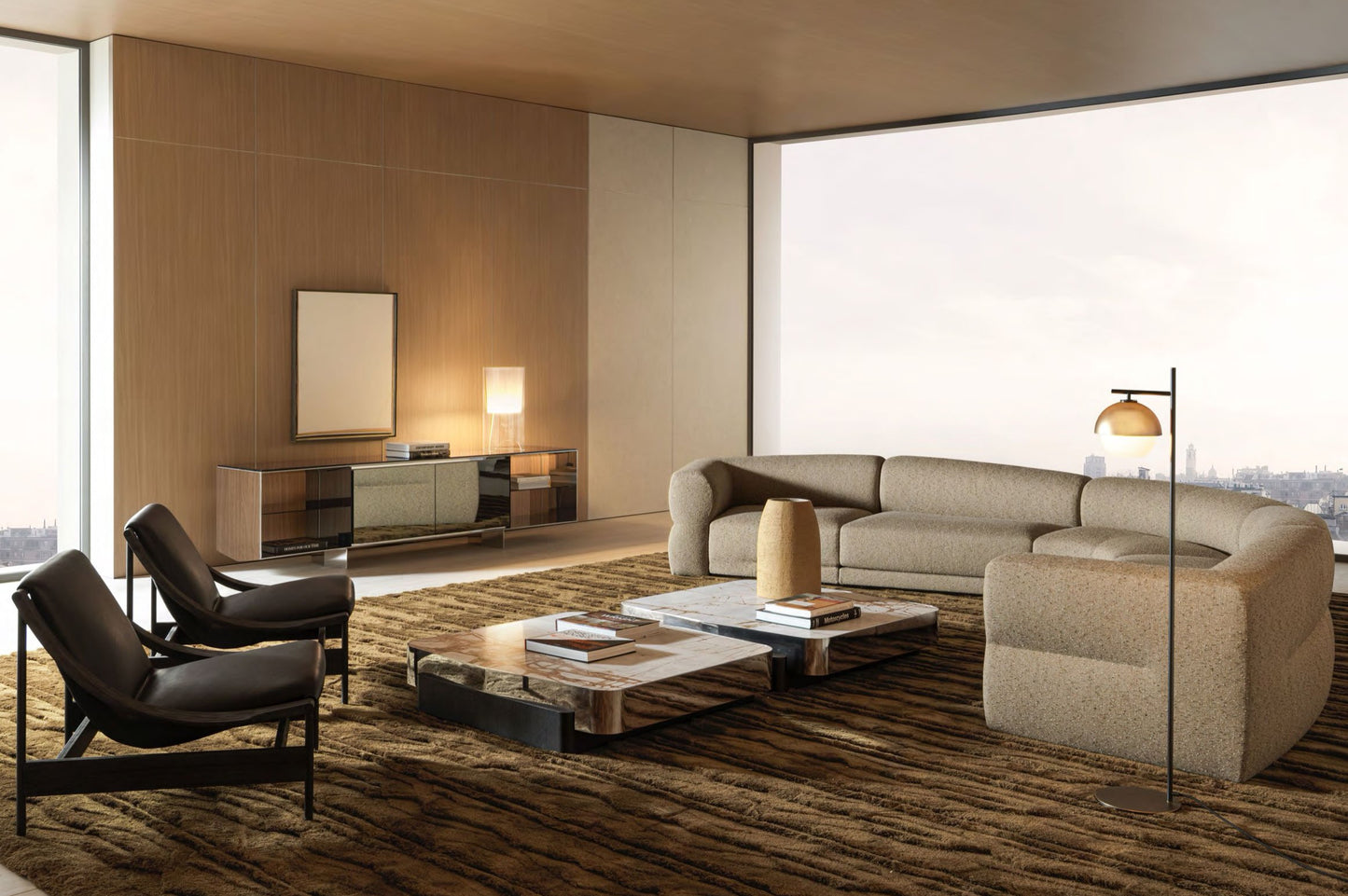 Luxury Emile Modular Sofa Modern Italian Style for Villa