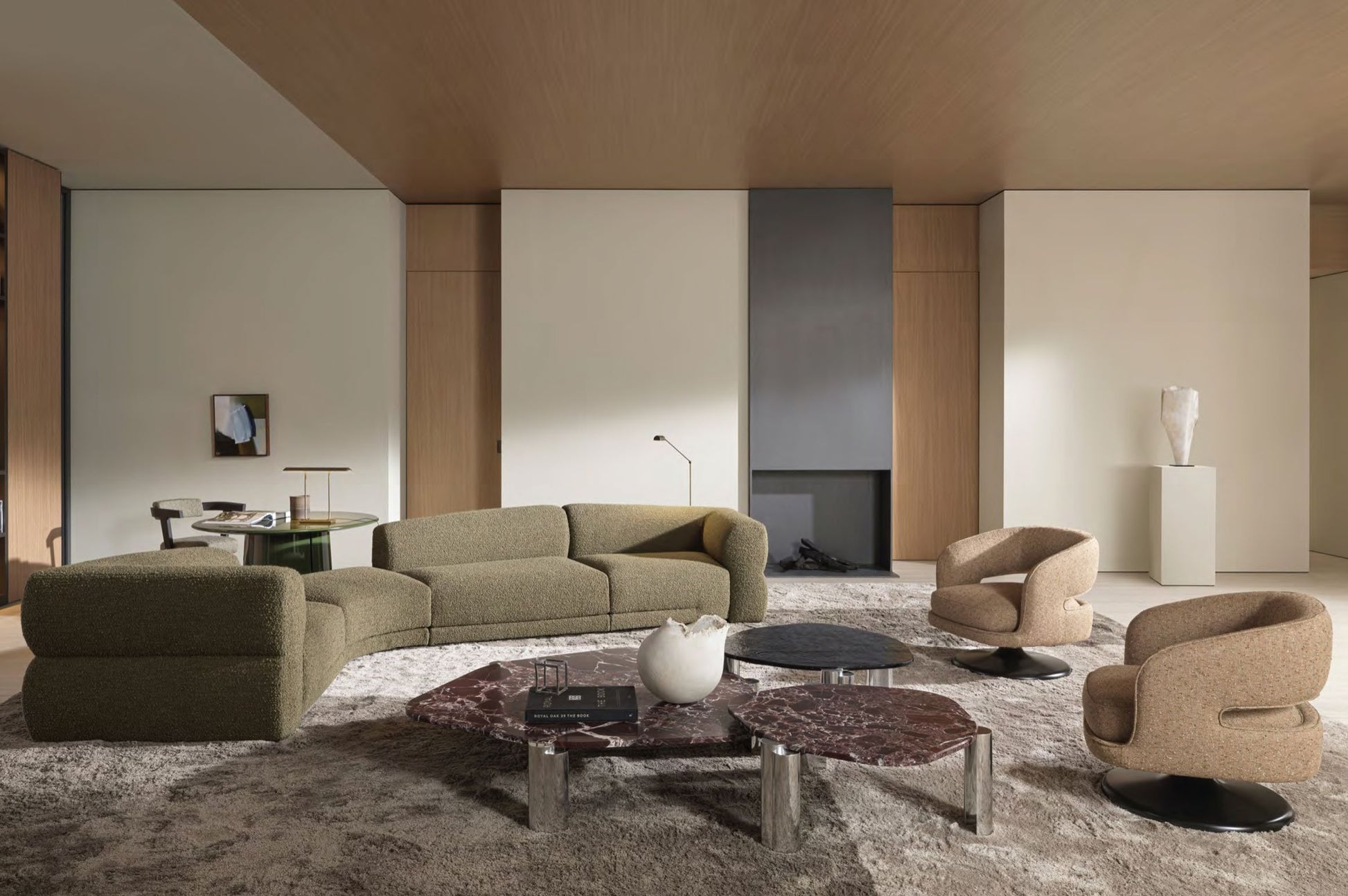 Luxury Emile Modular Sofa Modern Italian Style for Villa