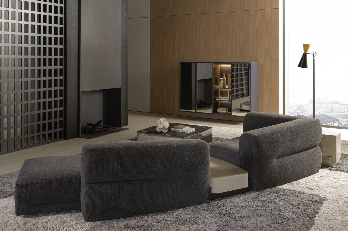 Luxury Emile Modular Sofa Modern Italian Style for Villa