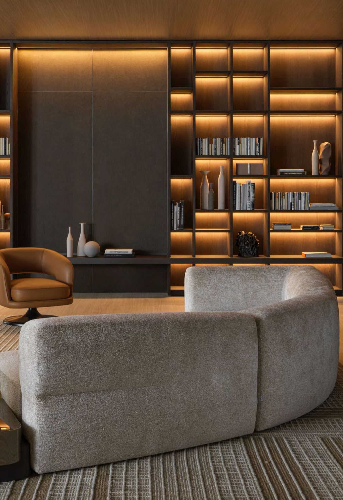 Luxury Emile Modular Sofa Modern Italian Style for Villa