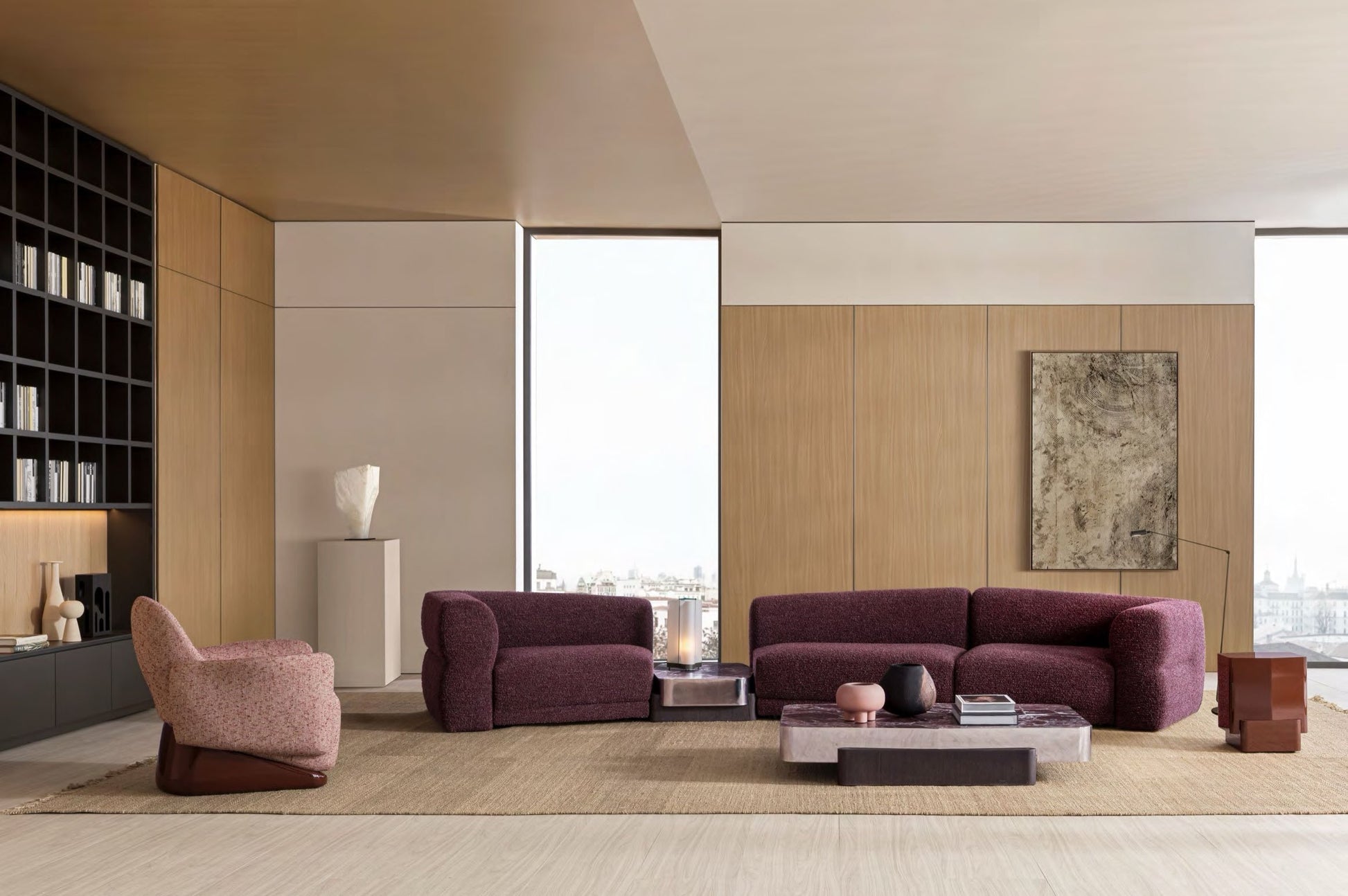 Luxury Emile Modular Sofa Modern Italian Style for Villa