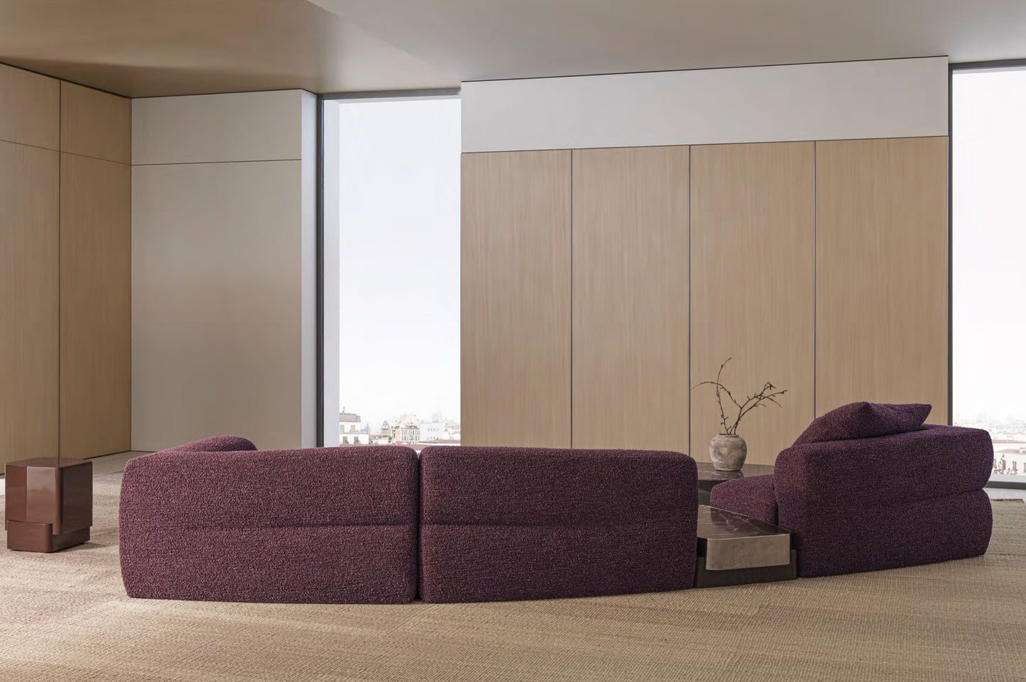 Luxury Emile Modular Sofa Modern Italian Style for Villa