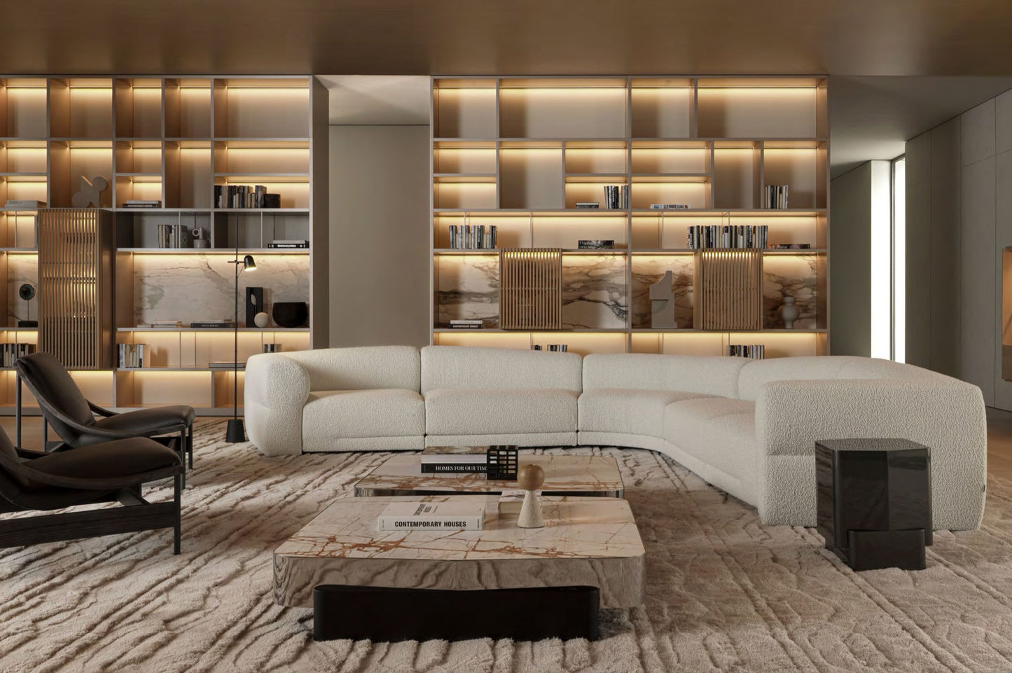 Luxury Emile Modular Sofa Modern Italian Style for Villa