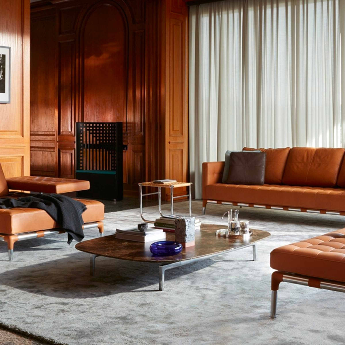 Luxury VOLAGE EX-S Marble Coffee Table Modern Italian Style for Villa