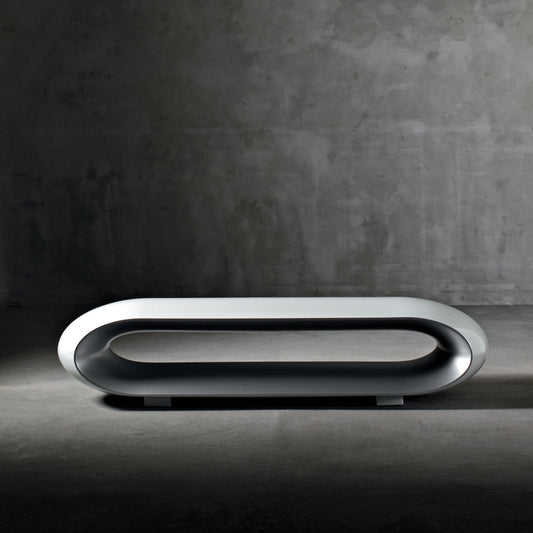 Bench LOOP Sculptural – Polyethylene by Christophe Pillet for Serralunga Contemporary