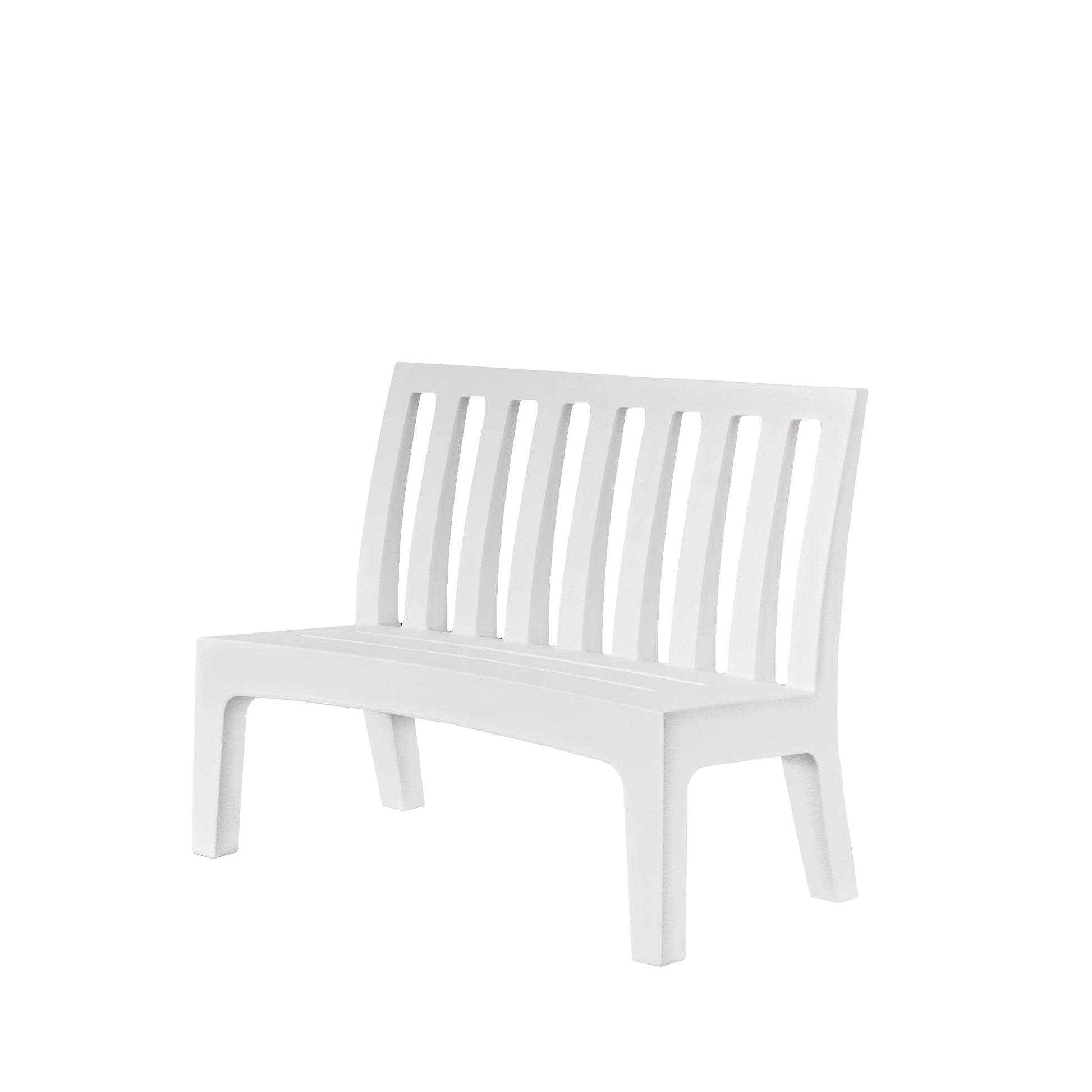 Romeo Outdoor Bench 45in – Serralunga Sculptural Polyethylene Statement Piece