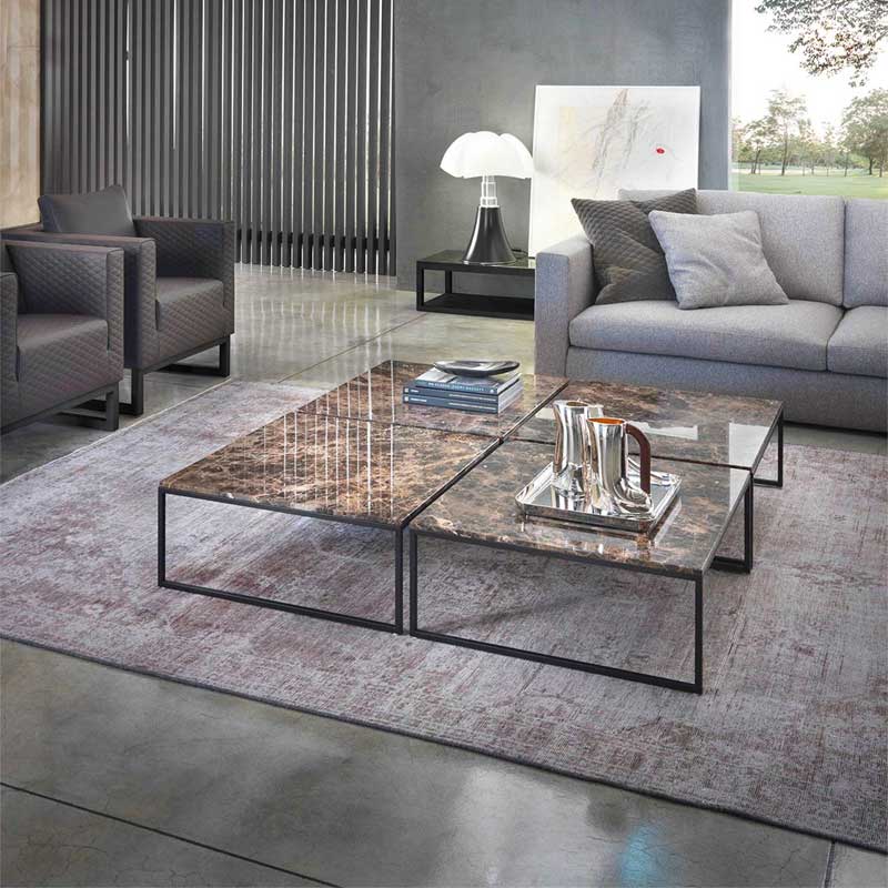 Luxury Frame Coffee Table Modern Italian Style for Villa